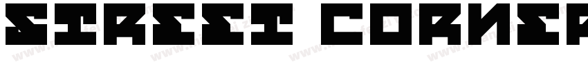 Street Corner Slab B字体转换